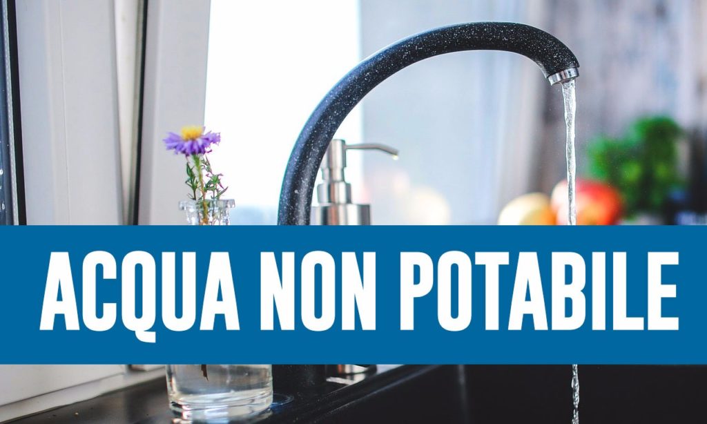 ACQUA NON POTABILE A VOLTAGO