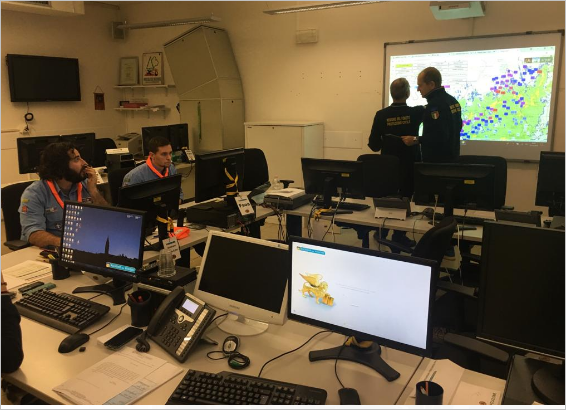 meteo sala operativa