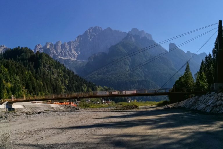 nuovo ponte al posto della passerella