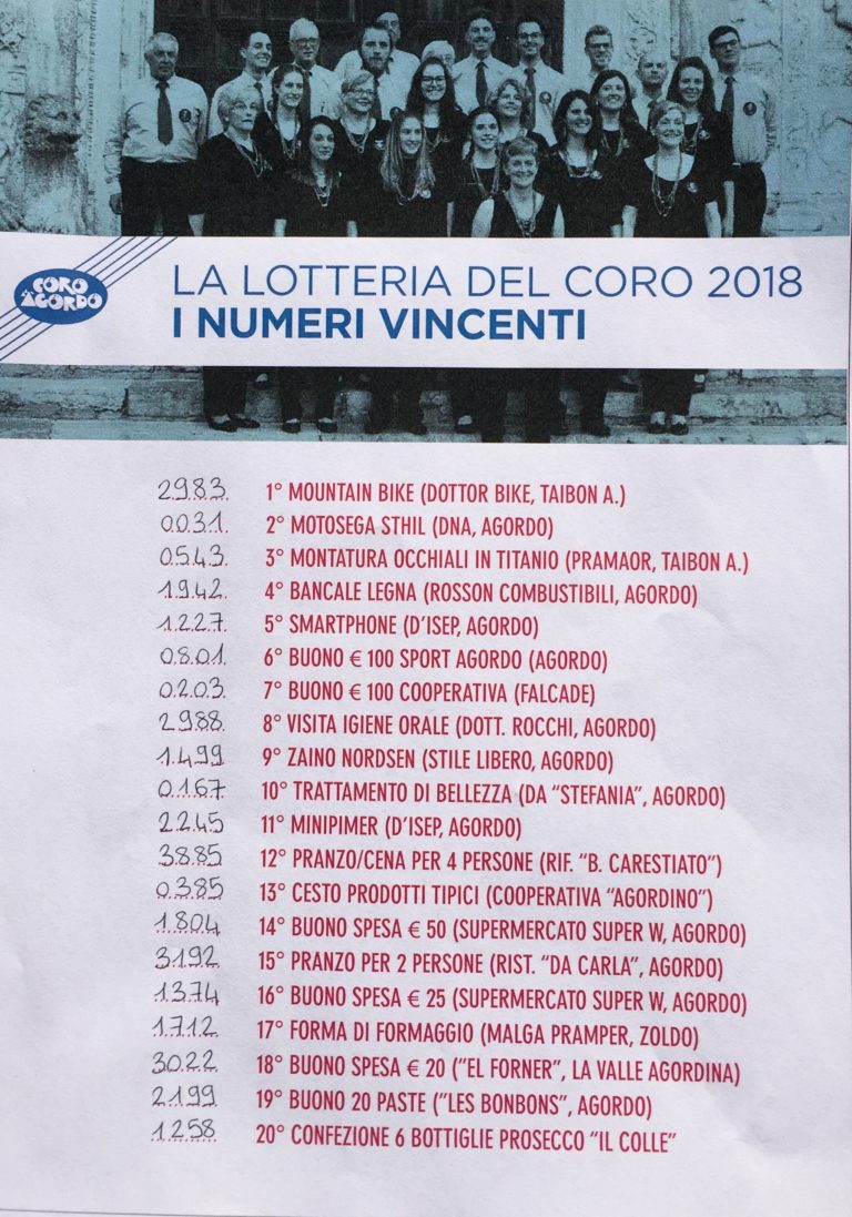 numeri vincenti