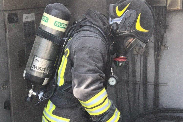 Incendio cabina ENEL Mel