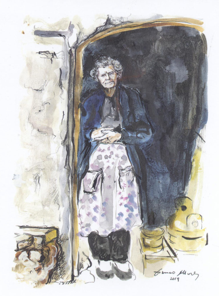 FALCADE – Aurelia Piccolin molinera ritratta da Franco Murer