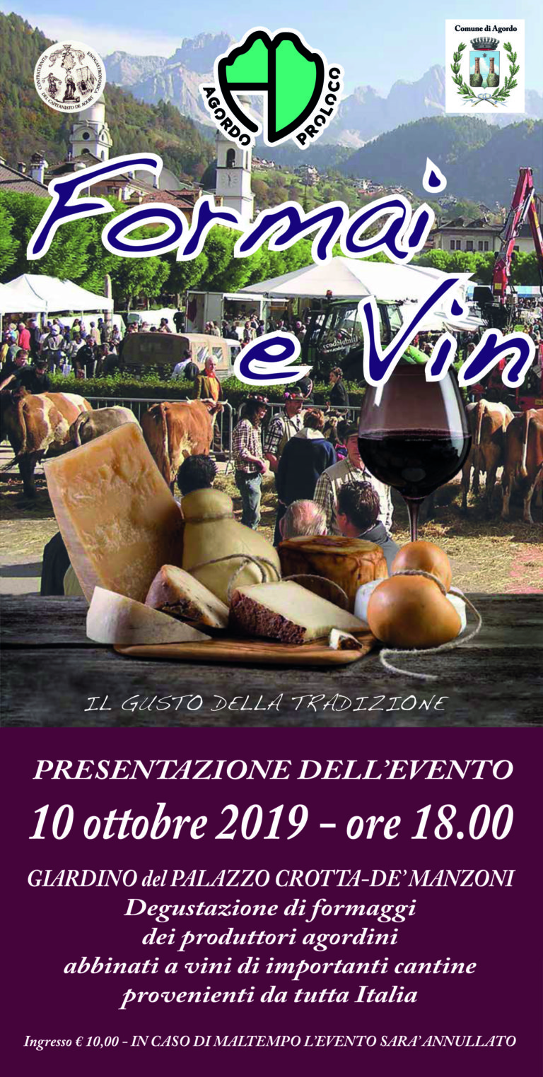Formai e Vin manifesto 2019