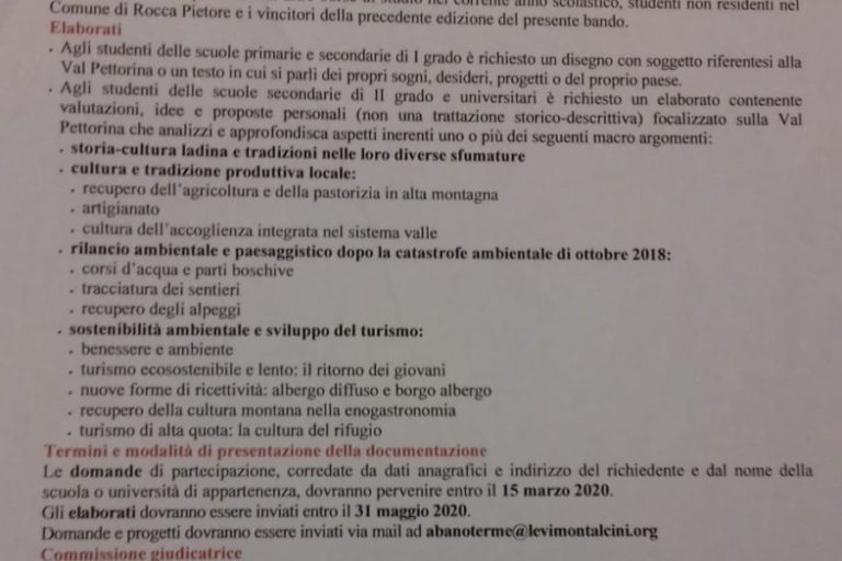 Bando 2019 – 2020-1