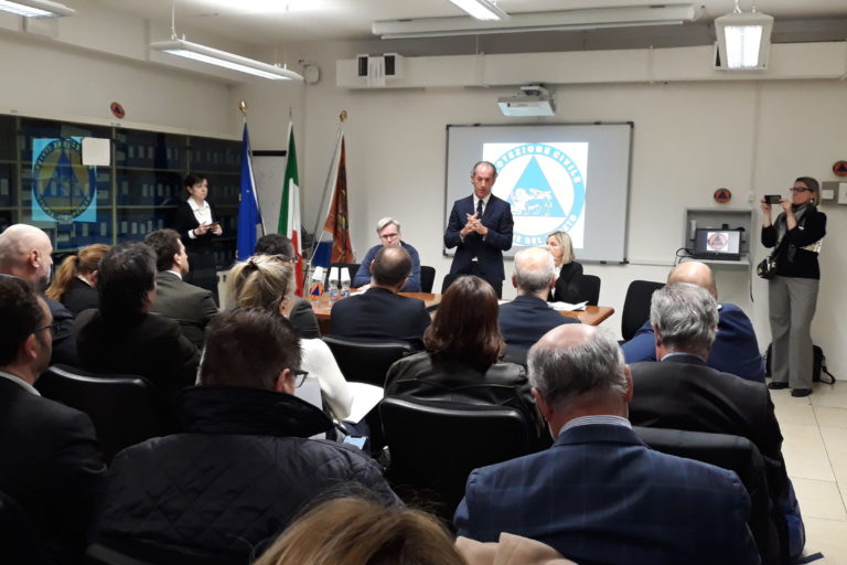 289-2020 incontro su emergenza coronavirus Protezione civile
