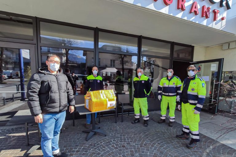 Donazione Li mascherine Comune Belluno