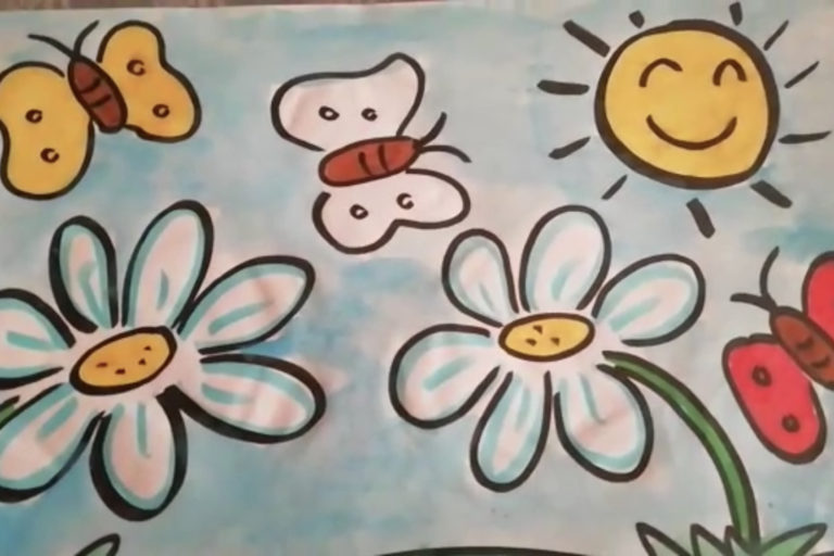 FARFALLE E FIORI