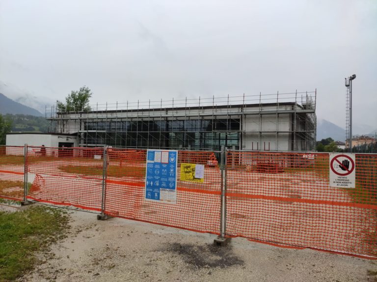 Cantiere bocciodromo