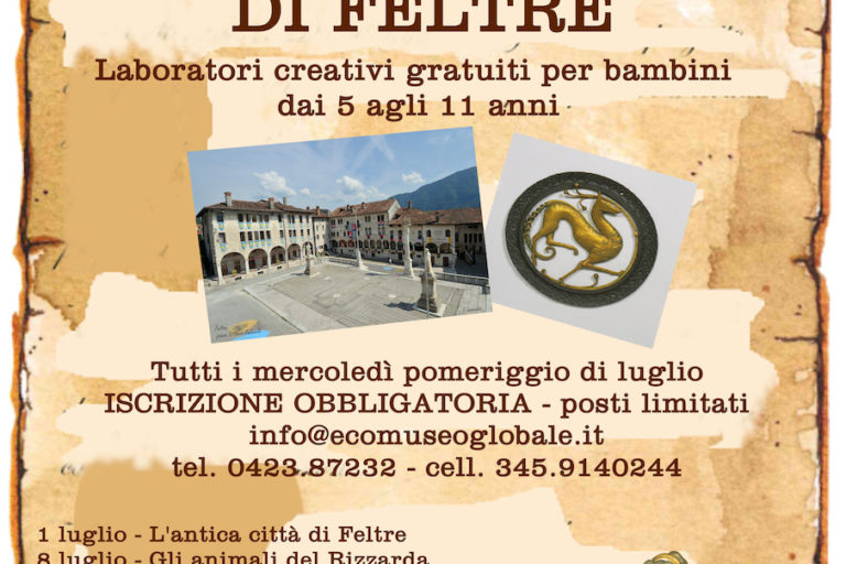 Locandina Giochiamo con la storia di Feltre