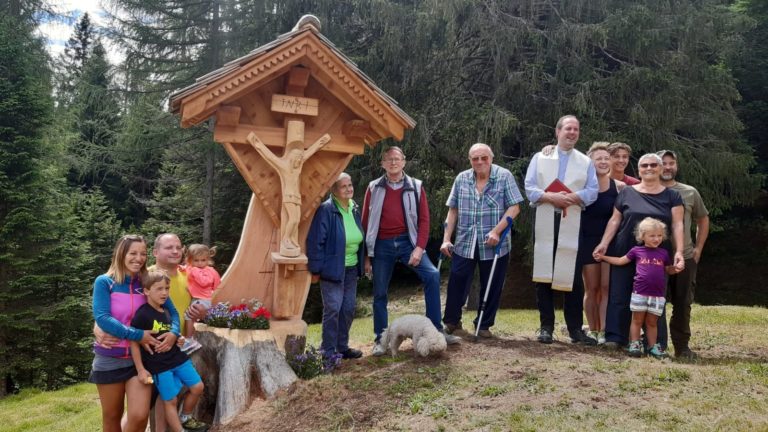 AGORDO-Benedizione capitello a Vie