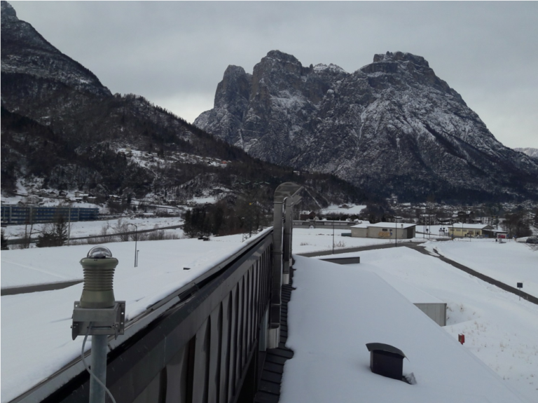 La camera “all sky” di PRISMA installata ad Agordo presso il Follador