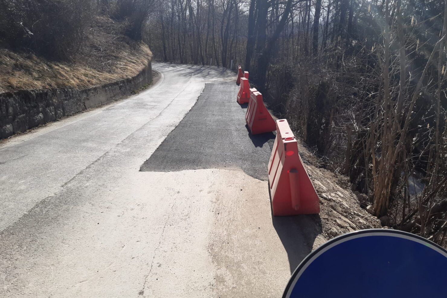 Sistemazione cedimento Sopracroda