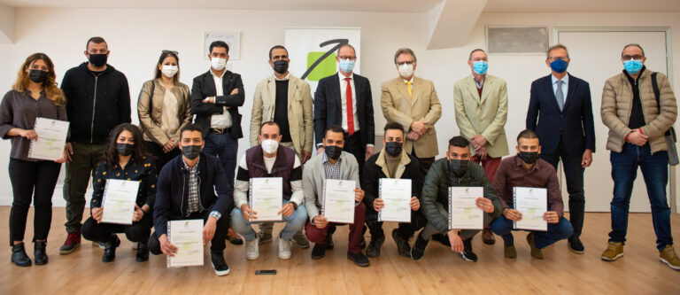 20210421 – Consegna diplomi corso gelateria Marocco foto gruppo