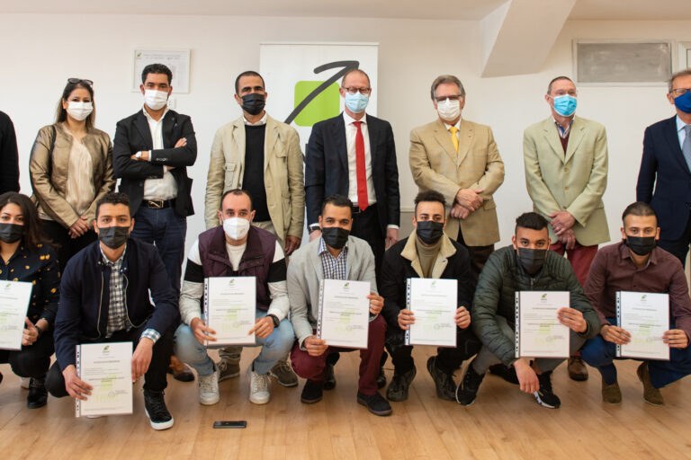 20210421 – Consegna diplomi corso gelateria Marocco foto gruppo