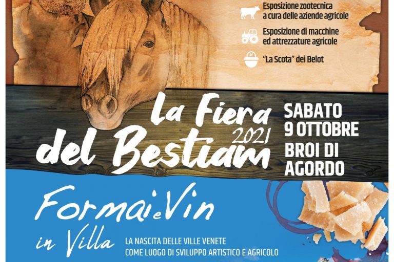 LOCANDINA FIERA DEL BESTIAM E FORMAI E VIN 2021