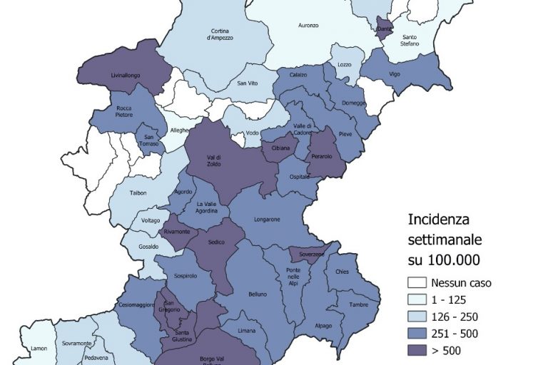 INCIDENZA NEGLI ULTIMI 7 GIORNI