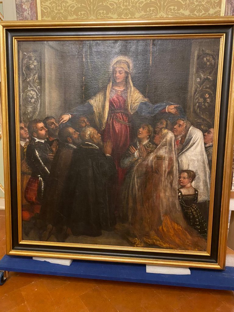 Madonna della Misericordia_Tiziano Vecellio e bottega