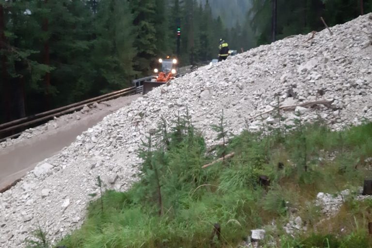 Frana Cortina interventi Anas