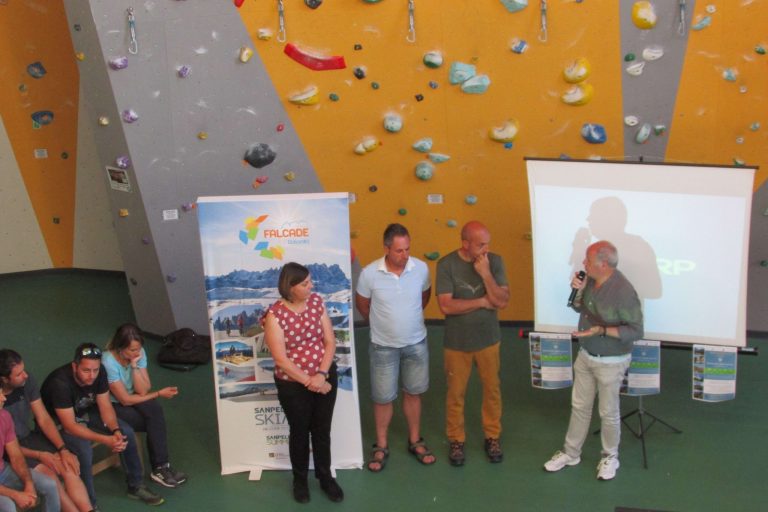 Antonella Schena, Danilo Marmolada, il sindaco Moreno De Val e assessore D…e Toni