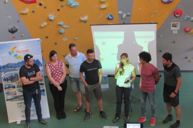 Un momento della presentazione del Cammino Antonella Schena e Danilo Marmo…ospiti