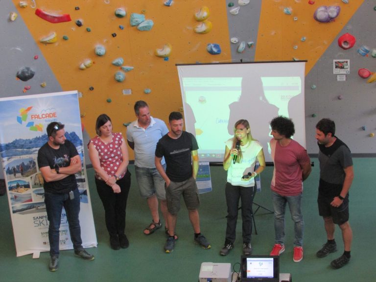 Un momento della presentazione del Cammino Antonella Schena e Danilo Marmo…ospiti