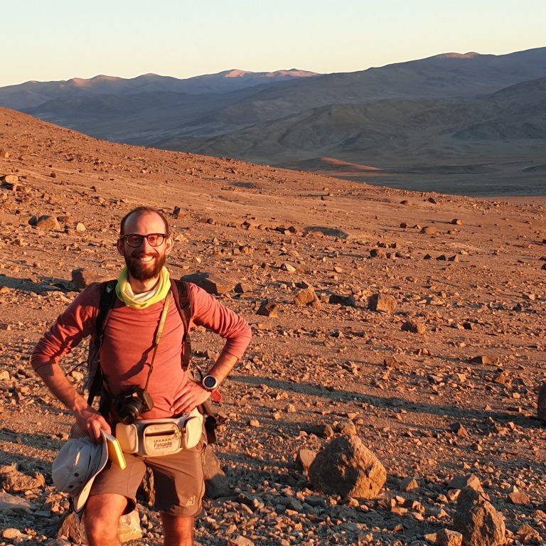 Simone_Masoch sul campo di ricerca