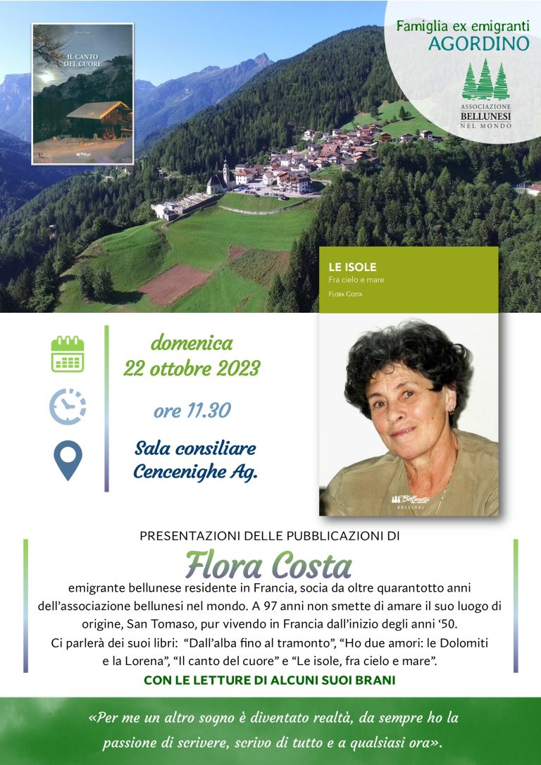 presentazione libri Flora Costa