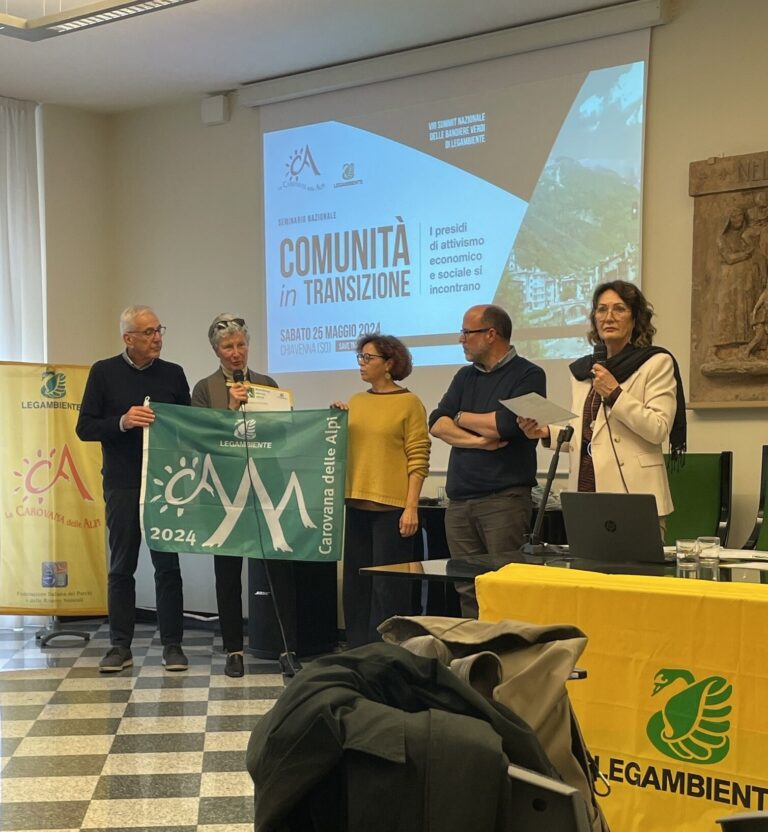 Chiavenna (SO), Bandiera Verde 2024 Legambiente al GAC.resized