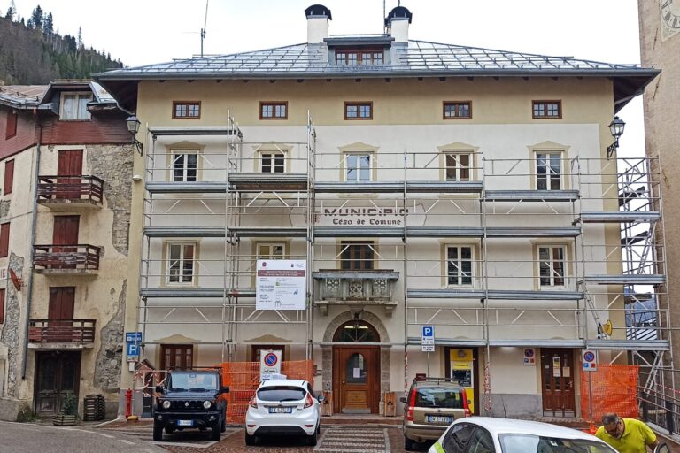 cantiere municipio Livinallongo