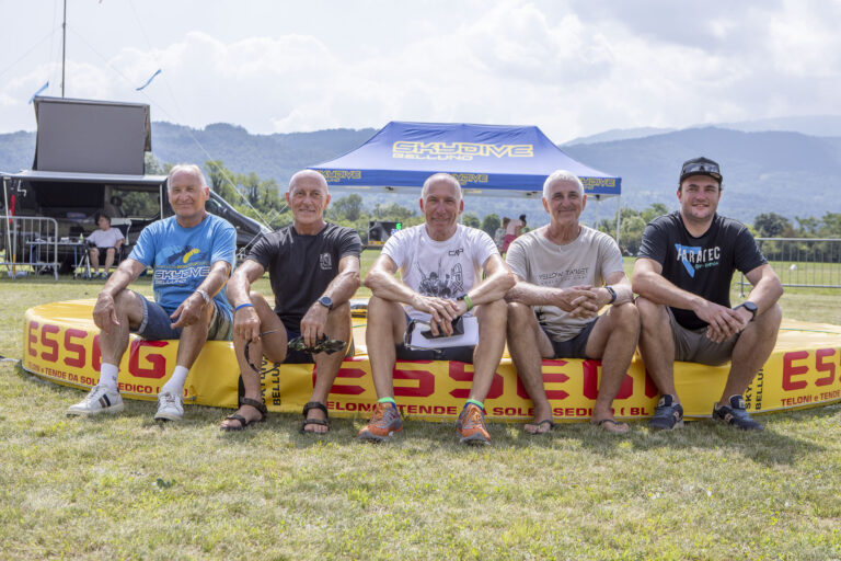 trofeo città di belluno_6 agosto 2024 staff organizzativo da sx angelo da nardo daniele viel, corrado marchet, daniele varago, dario piller