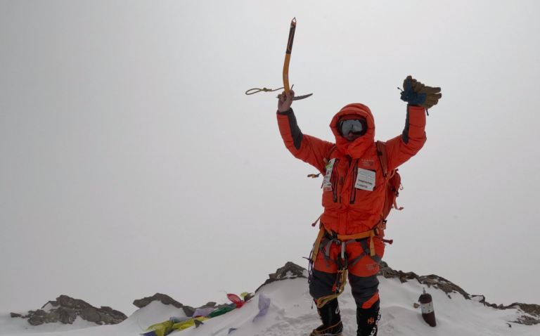 Mario in vetta al Nanga Parbat 8126m 3 luglio 2023 ore 16,30