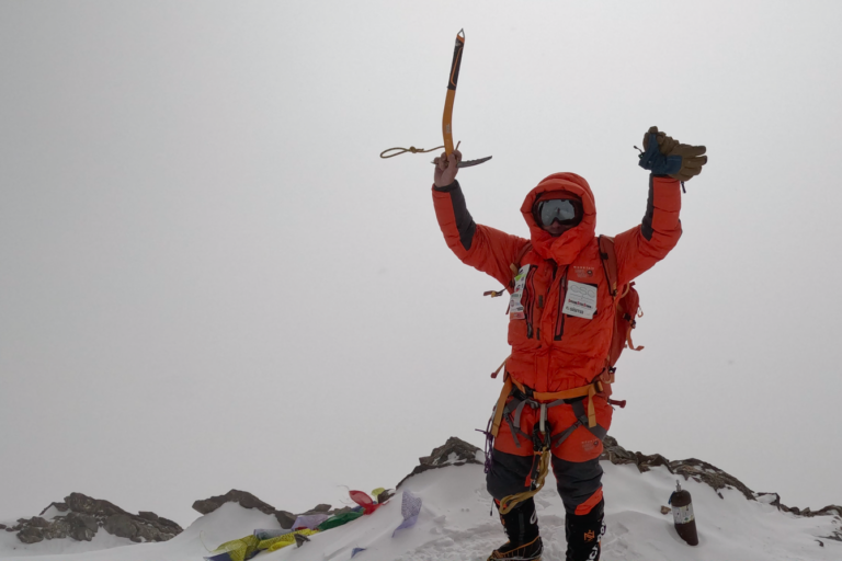 Mario in vetta al Nanga Parbat 8126m 3 luglio 2023 ore 16,30