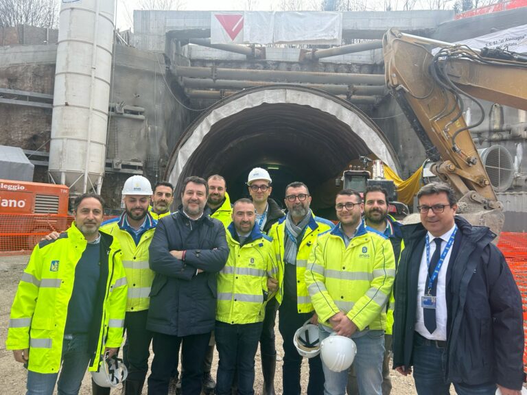 Sopralluogo Salvini Cortina (foto Anas)