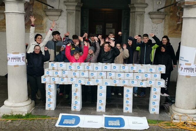 Belluno studenti e giovani AIPDe il ponte