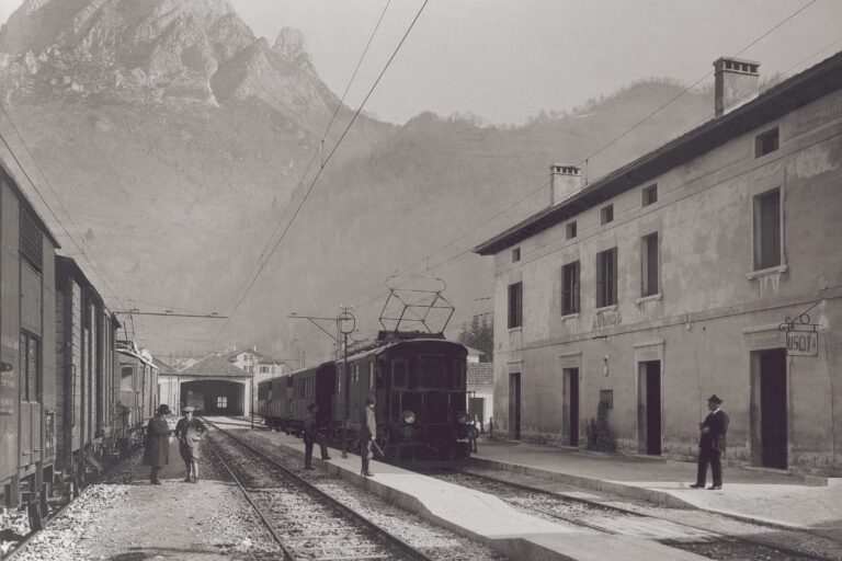 La vecchia stazione ferroviaria di Agordo