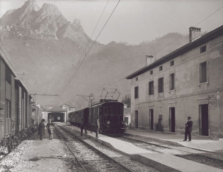 La vecchia stazione ferroviaria di Agordo