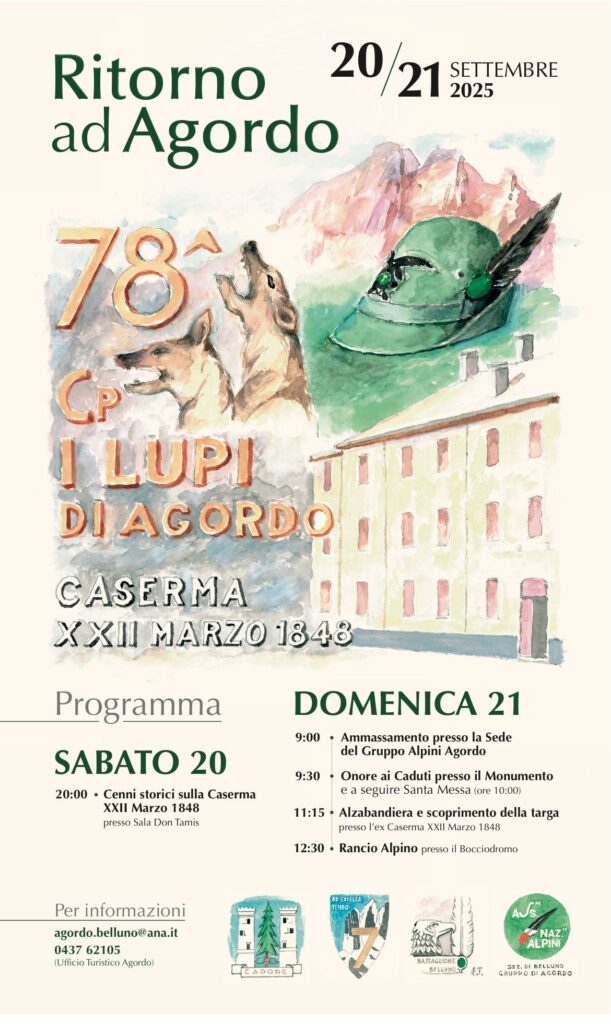 “RITORNO AD AGORDO – 78ª COMPAGNIA I LUPI DI AGORDO”