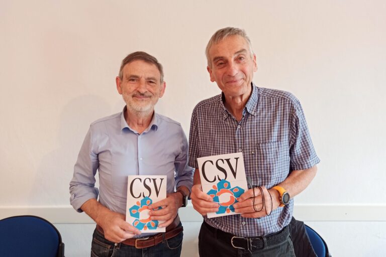 Da sx il presidente del Csv Belluno Treviso Giancarlo Cavallin e il vicepr…ndrich