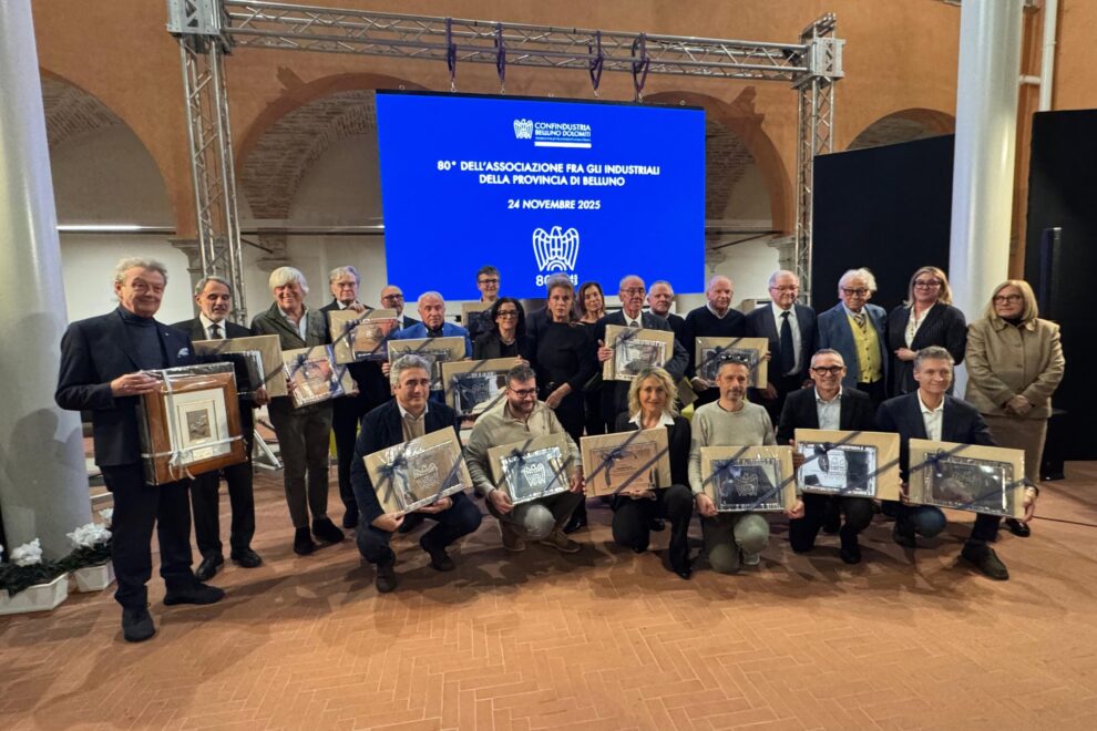 Confindustria dolomiti, tutti i premiati