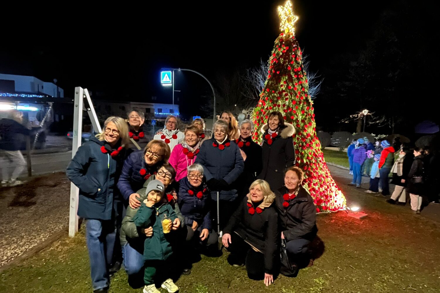 Gruppo filò con sindaco Fusaro