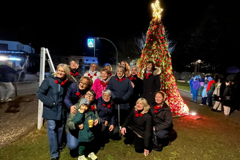 Gruppo filò con sindaco Fusaro