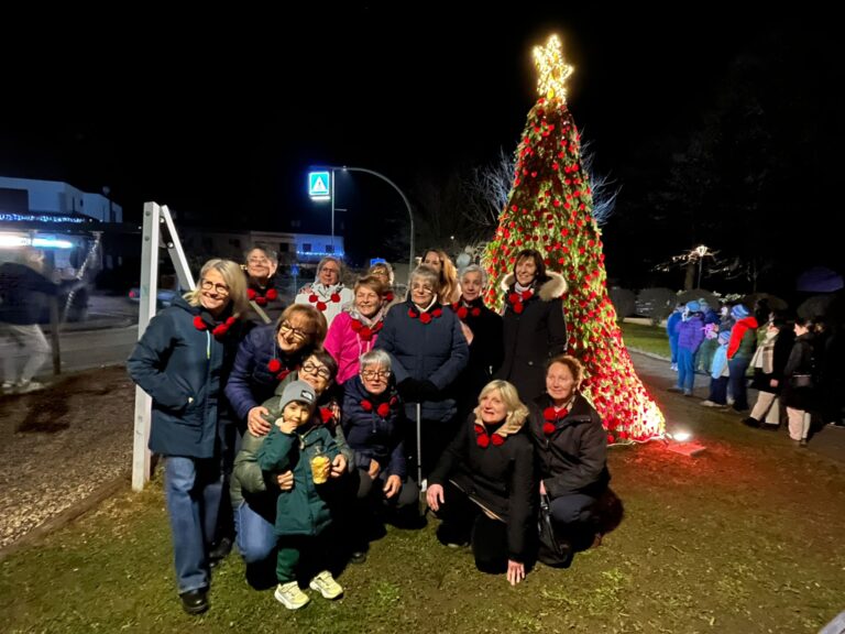 Gruppo filò con sindaco Fusaro