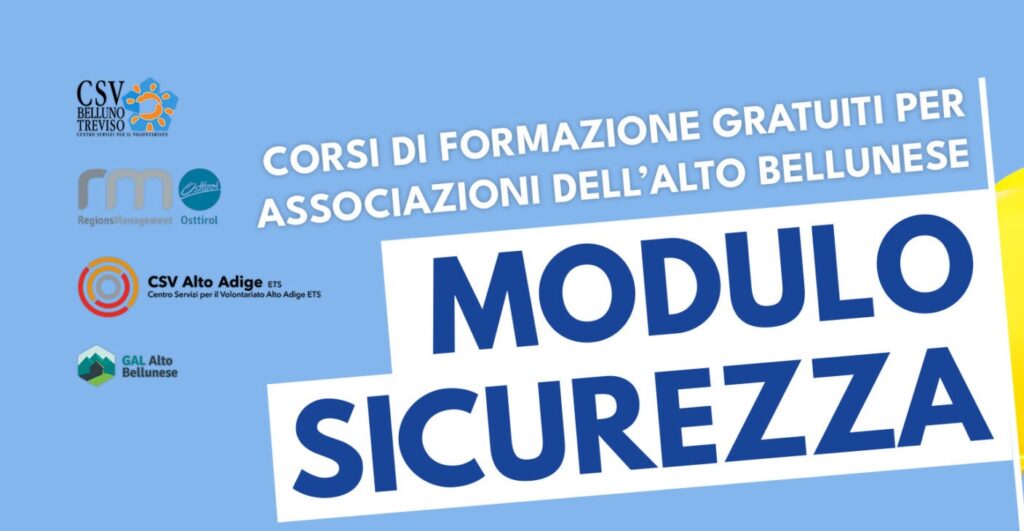 AL VIA I CORSI GRATUITI SULLA SICUREZZA PER IL VOLONTARIATO A CENCENIGHE