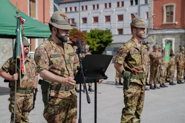 DETTAGLIO CERIMONIA CAMBIO COMANDANTE DEL BATTAGLIONE FELTRE